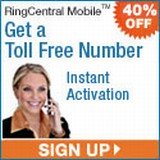 RingCentral 40% off 3 months